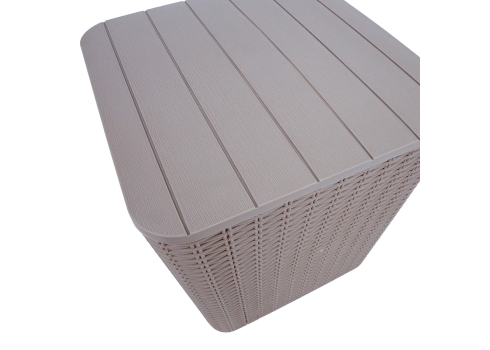 Säilituskast BOCAS 39x39x42cm-43L, hall plastik