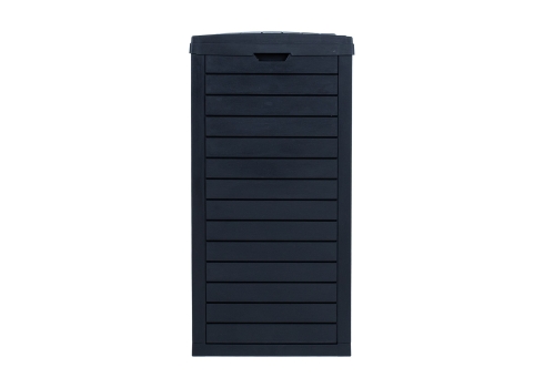 Prügikast GALA 78x41xH86cm-230L, must plastik
