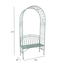 Pink MINT kaarega, antiikroheline metall