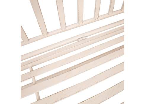 Pink JASMINE 103x50xH93cm, antiikvalge metall