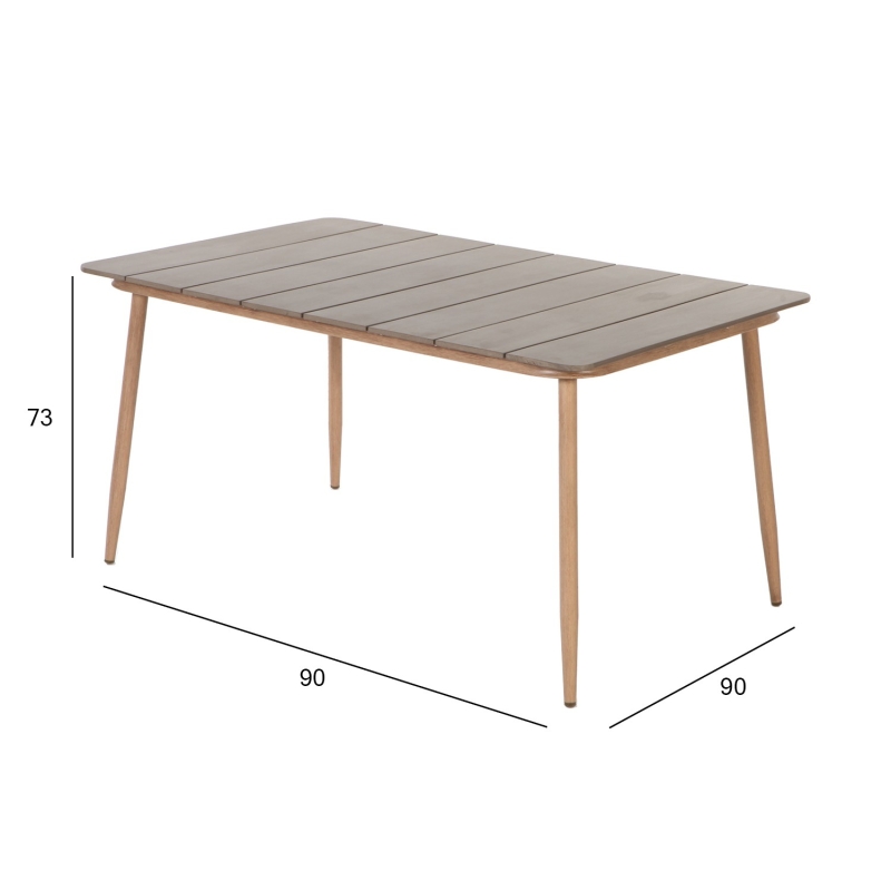 Laud NORWAY 147x90xH73cm, beež