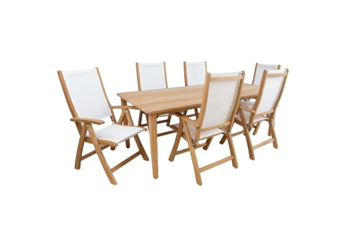 Söögilauakomplekt MALDIVE laud ja 6 tooli