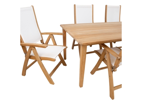 Söögilauakomplekt MALDIVE laud ja 6 tooli