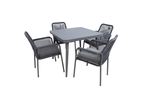 Aiamööblikomplekt HELA laud ja 4 tooli 20929