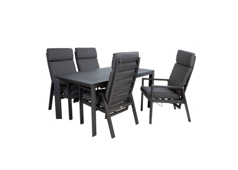 Aiamööblikomplekt TOMSON laud ja 4 tooli