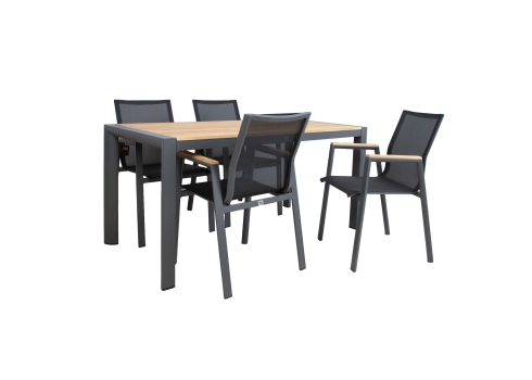 Aiamööblikomplekt TAMPERE laud ja 4 tool