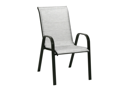 Aiamööblikomplekt DUBLIN laud ja 4 tooli, hõbehall