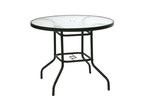 Aiamööblikomplekt DUBLIN laud ja 4 tooli, hõbehall