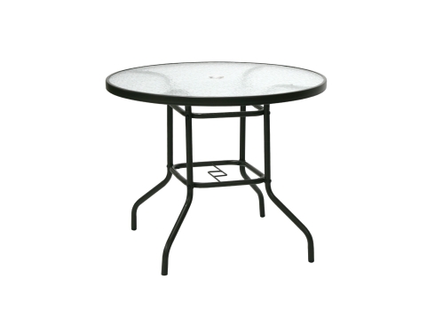 Aiamööblikomplekt DUBLIN laud ja 4 kokkupandavat tooli, hall