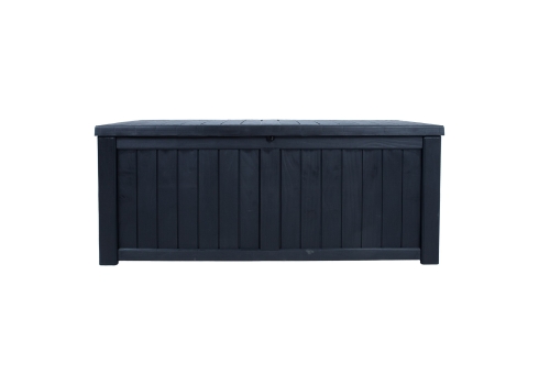 Säilituskast PRAIA 143x67,5x60,5cm-450L, must plastik