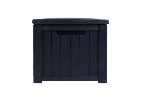 Säilituskast PRAIA 143x67,5x60,5cm-450L, must plastik