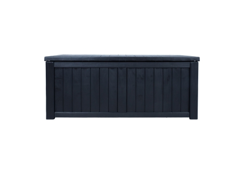 Säilituskast PRAIA 143x67,5x60,5cm-450L, must plastik