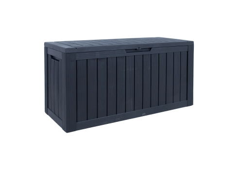 Säilituskast BOMM 117,5x47,5xH59cm-300L, must plastik