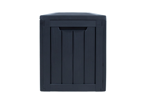 Säilituskast BOMM 117,5x47,5xH59cm-300L, must plastik