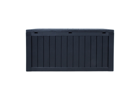 Säilituskast BOMM 117,5x47,5xH59cm-300L, must plastik