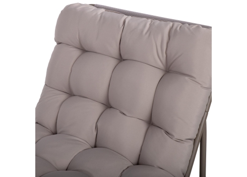 Aiamööblikomplekt JIVE laud ja 2 tooli, taupe