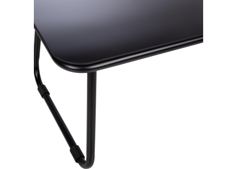 Aiamööblikomplekt MACOS laud, diivan ja 2 tooli, hall-must