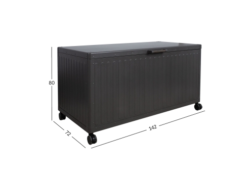 Säilituskast MIRADOR 142x72xH80cm, tumehall