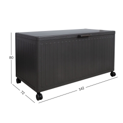 Säilituskast MIRADOR 142x72xH80cm, tumehall