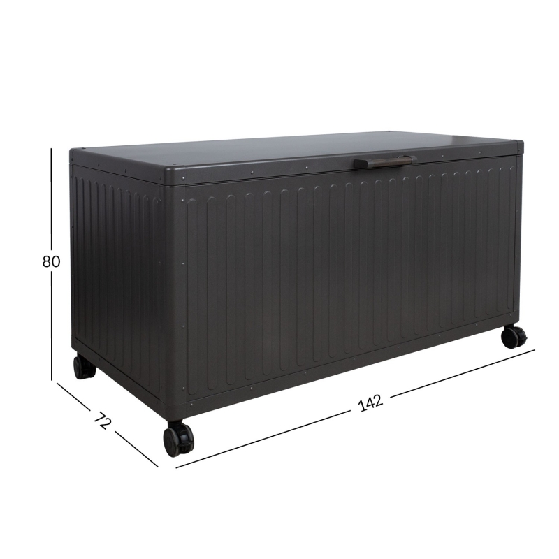 Säilituskast MIRADOR 142x72xH80cm, tumehall