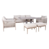 Aiamööblikomplekt MEDINA 7-osaline, beež