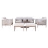 Aiamööblikomplekt MEDINA 7-osaline, beež