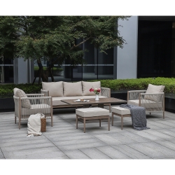 Aiamööblikomplekt MEDINA 7-osaline, beež
