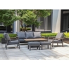 Aiamööblikomplekt PARKER 6-osaline, hall