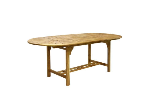 Laud FINLAY 153/195x90xH72cm, pikendatav aialaud puidust