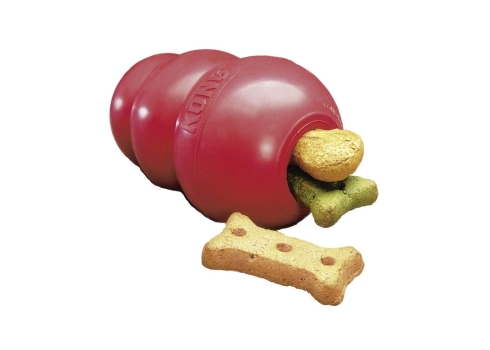 FLMG mänguasi koertele kummist Kong Classic Wobbler, punane, XL