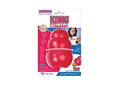 FLMG mänguasi koertele kummist Kong Classic Wobbler, punane, XL