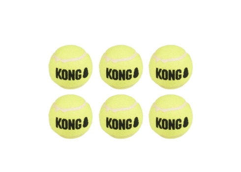 FLMG mänguasi koertele piiksuga Kong Squeakair tennispallid, 6,4cm M 6tk