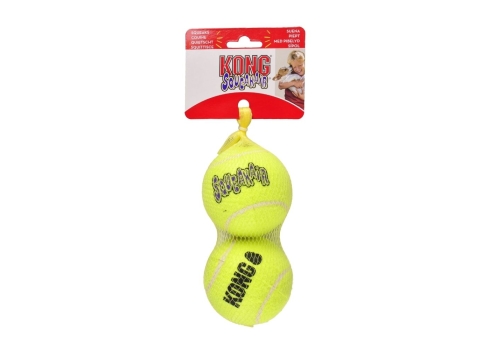 FLMG mänguasi koertele piiksuga Kong Squeakair tennisepallid, 8cm L 2tk