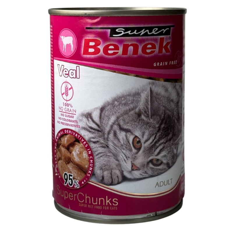 Super Benek konserv kassile vasikalihaga, tükid kastmes 10x415g