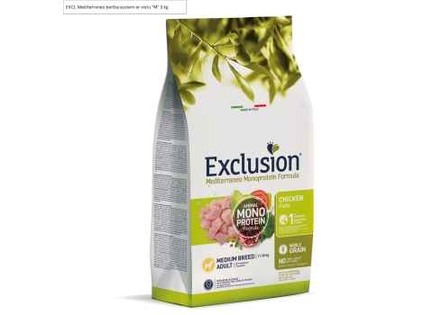 EXCL Mediterraneo adult chicken medium breed 3kg