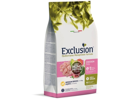 EXCL Mediterraneo puppy chicken medium breed koeratoit 12kg