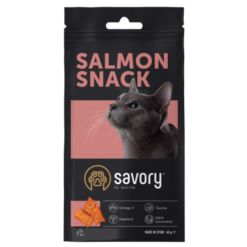 Savory maius kassidele Gourmand Pillows lõhega 2x60g