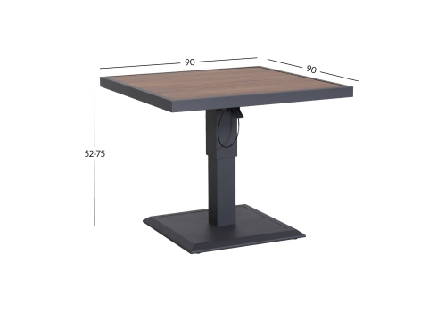 Laud PARKER 85x85xH52-75cm, hall
