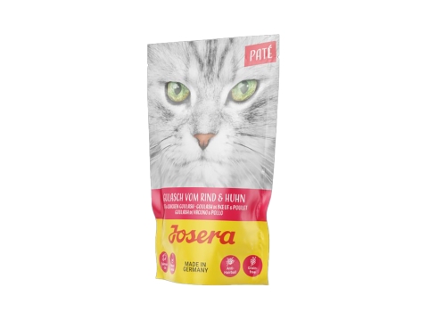 Josera kassieine pasteet veise- ja kanalihaguljaššiga 16x85g