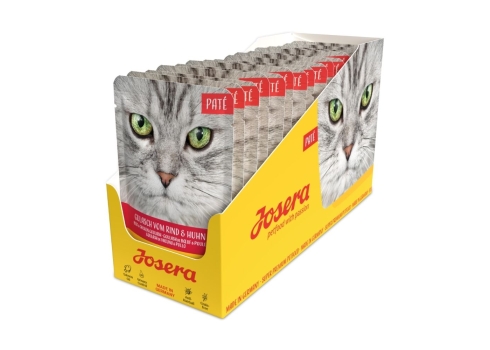 Josera kassieine pasteet veise- ja kanalihaguljaššiga 16x85g