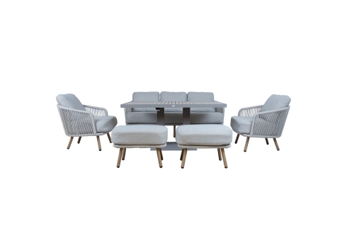 Aiamööblikomplekt MALISE 6-osaline, beež