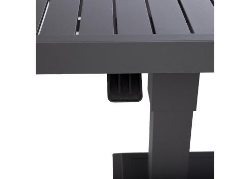 Aiamööblikomplekt BRISTOL laud, diivan ja 2 tooli, hall