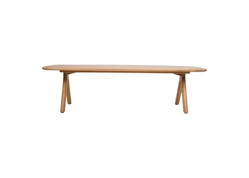 Laud ROCA 280x110xH76cm, tiikpuu