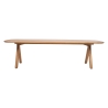 Laud ROCA 280x110xH76cm, tiikpuu
