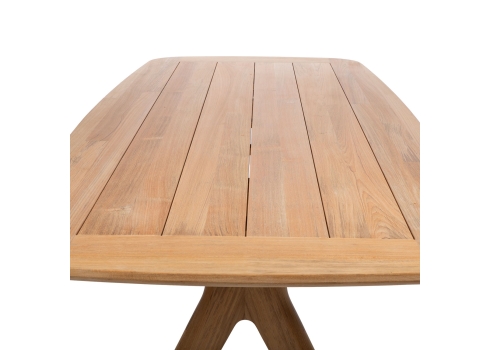 Laud ROCA 280x110xH76cm, tiikpuu