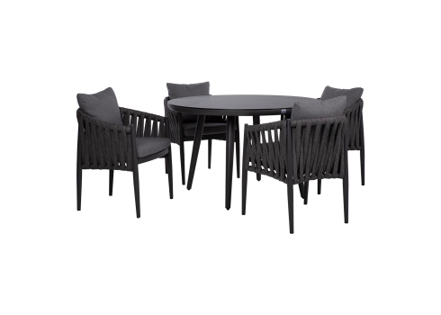 Aiamööblikomplekt BRISTOL laud ja 4 tooli