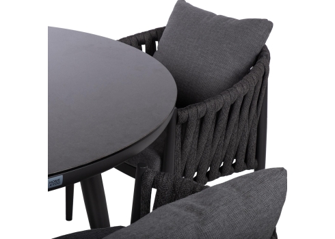 Aiamööblikomplekt BRISTOL laud ja 4 tooli