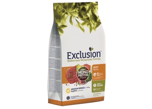 EXCL Mediterraneo puppy beef medium breed koeratoit 3kg