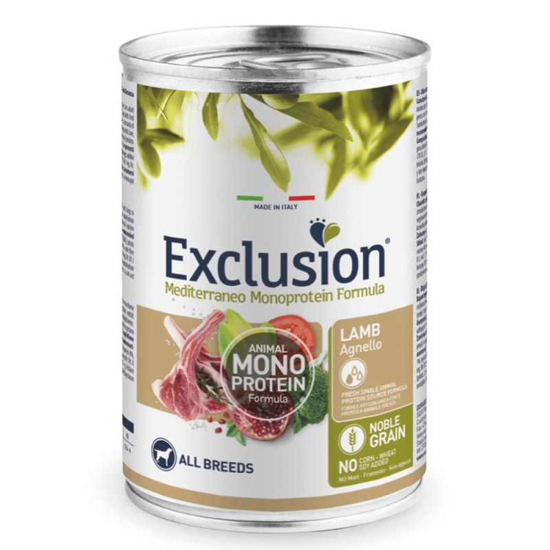 EXCL Mediterraneo adult konserv koerale lambalihaga 6x400g