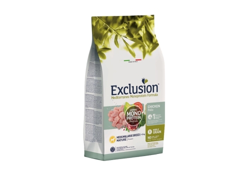 EXCL Mediterraneo senior chicken medium-large breed koeratoit 12kg